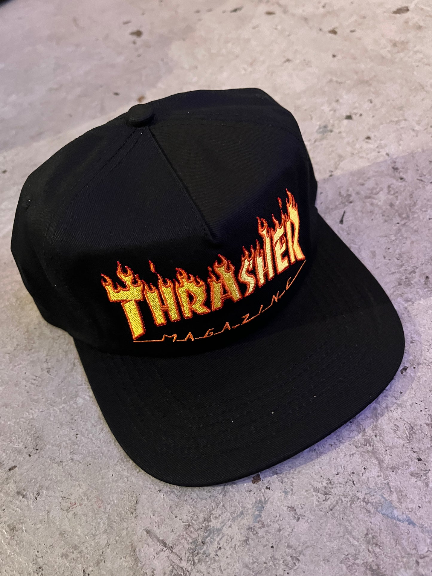 Flame Embroidered Hat